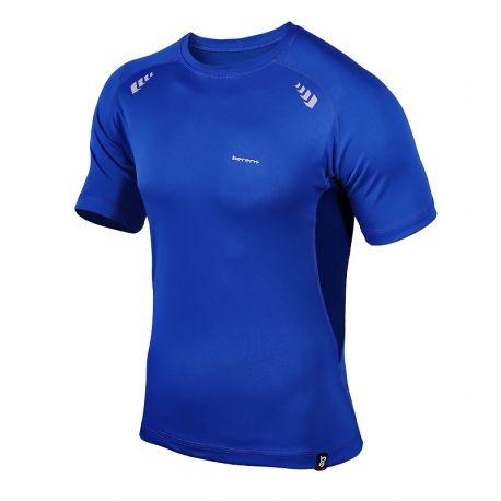 koszulka termoaktywna z krótkim rękawem BERENS Bigan - niebieska