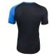 koszulka termoaktywna z krótki rękaw BERENS 2Col - czarna-nieb
