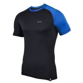 koszulka termoaktywna z krótki rękaw BERENS 2Col - czarna-nieb