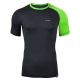 koszulka termoaktywna krótki rękaw BERENS 2Col - czarnaNB