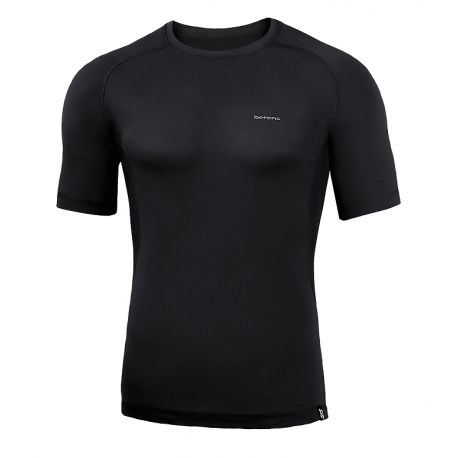 koszulka termiczna z krótkim rękawem BERENS BaseProtect - czarna