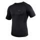 koszulka termiczna z krótkim rękawem BERENS BaseProtect - czarna