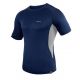 koszulka termoaktywna z krótkim rękawem BERENS BaseProtect - granatowo-szara
