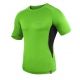 koszulka termoaktywna z krótkim rękawem BERENS BaseProtect - limonka-czarny