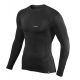 koszulka termoaktywna z długim rękawem BERENS BaseProtect - czarna