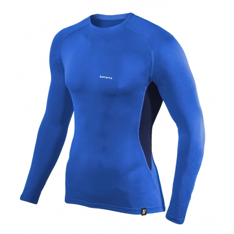 koszulka termoaktywna z długim rękawem BERENS BaseProtect - czarna