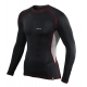 koszulka termoaktywna z długim rękawem BERENS BaseProtect - czarno-szara