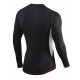 koszulka termoaktywna z długim rękawem BERENS BaseProtect - czarno-szara