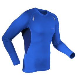 koszulka termoaktywna z długim rękawem BERENS Bigan - granatowa